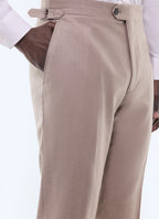 Pantalon En Flanelle - Beige