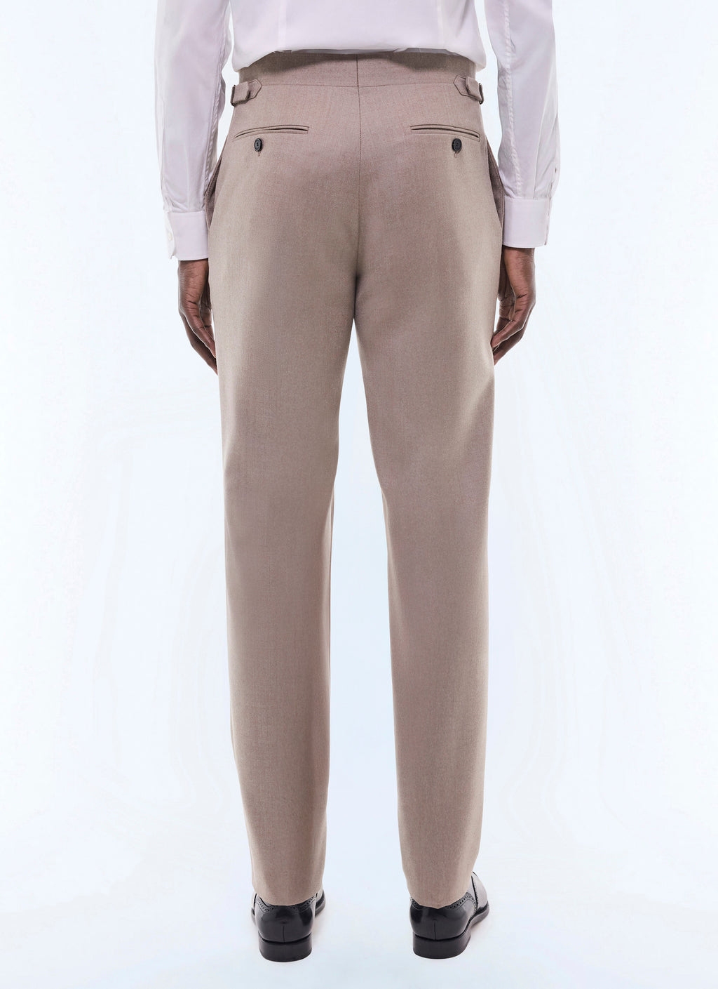 Pantalon En Flanelle - Beige