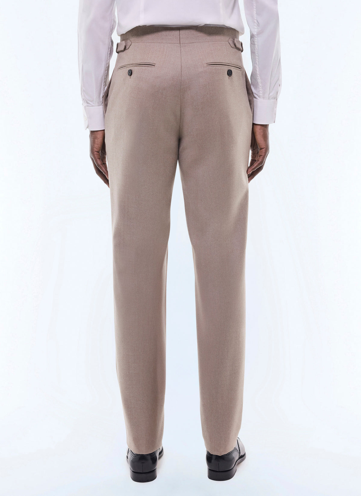 Pantalon En Flanelle - Beige
