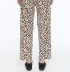 Fursac - Chino En Gabardina De Algodón Leopardo - Vigogna - Hombre