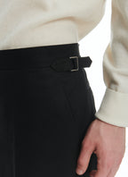 Hose aus Baumwoll-Twill - Schwarz