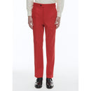 Chino En Gabardine De Coton Biologique - Rouge