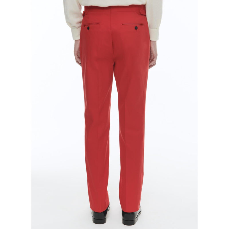 Chino En Gabardine De Coton Biologique - Rouge