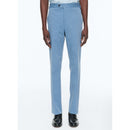 Pantalon En Gabardine De Coton Biologique - Bleu Indien