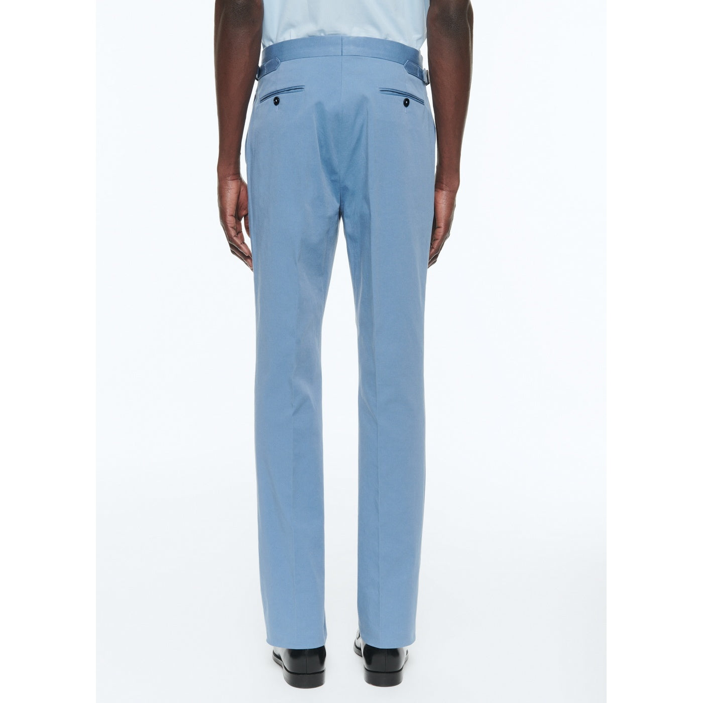 Pantalón de gabardina de algodón orgánico - Azul Indio