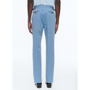 Pantalon En Gabardine De Coton Biologique - Bleu Indien