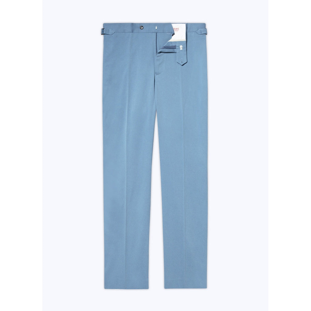 Pantalón de gabardina de algodón orgánico - Azul Indio