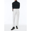 Pantalones cargo de algodón con múltiples bolsillos - Blanco