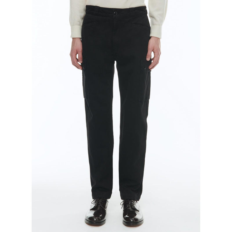 Pantalon Cargo Multipoches En Coton - Noir