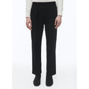 Pantalon Chino Droit En Coton Biologique - Noir