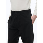 Chinos rectos de algodón orgánico - Negro