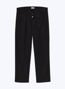 Fursac - Pantalon Chino Droit En Coton Biologique - Noir