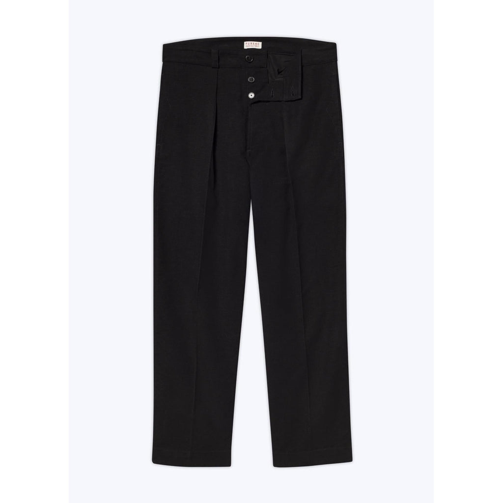 Chinos rectos de algodón orgánico - Negro