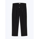 Pantalon Chino Droit En Coton Biologique - Noir