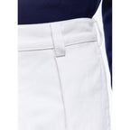 Pantalon Chino En Twill De Coton - Blanc