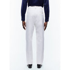 Pantalon Chino En Twill De Coton - Blanc