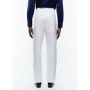 Pantalones chinos de sarga de algodón - Blanco