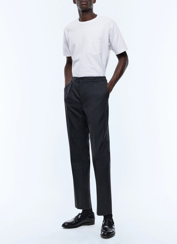 Broek Met Elastische Band Van Fresco - Staalgrijs