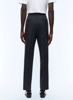 Pantalon Élastiqué En Fresco - Acier