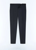 Pantalon Élastiqué En Fresco - Acier
