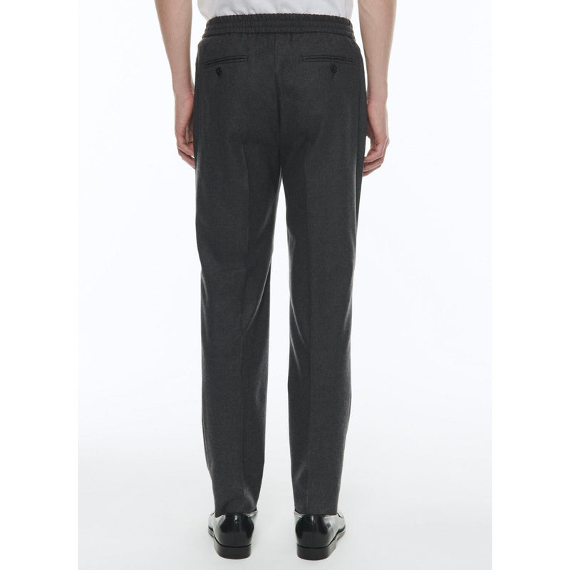 Pantalón de franela de lana elástica - Acero - Hombre