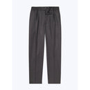 Pantalón de franela de lana elástica - Acero - Hombre