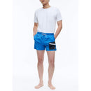 Short De Bain En Tissu Technique - Bleu