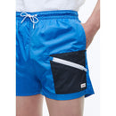Short De Bain En Tissu Technique - Bleu