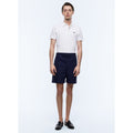 Fursac - Shorts de algodón elástico - Azul Marino