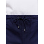 Fursac - Shorts de algodón elástico - Azul Marino
