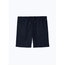 Fursac - Short Élastiqué En Coton - Bleu Marine