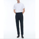 Pantalón Liso De Gabardina - Azul Marino