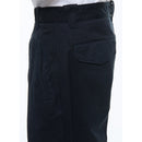 Pantalón Liso De Gabardina - Azul Marino