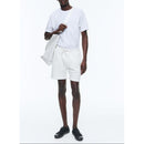 Short En Jersey De Coton - Blanc