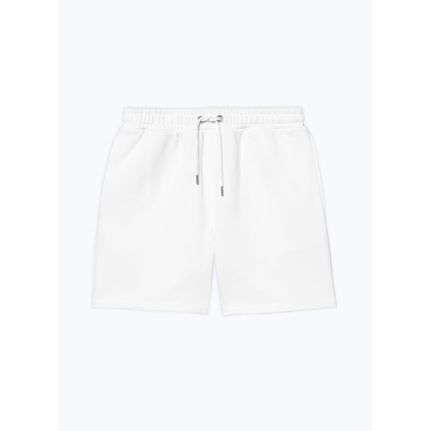 Fursac - Short En Jersey De Coton - Blanc