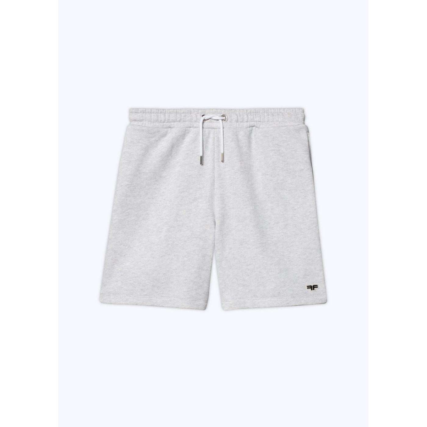 Fursac - Short En Jersey De Coton - Gris