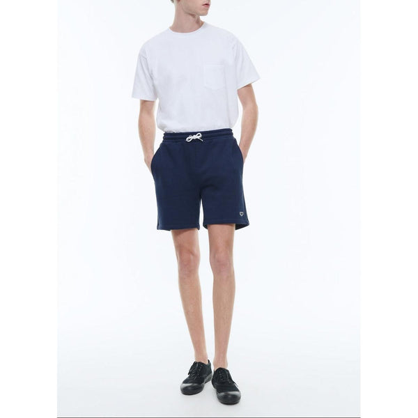 Fursac - Short En Jersey De Coton - Bleu