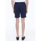 Fursac - Short En Jersey De Coton - Bleu