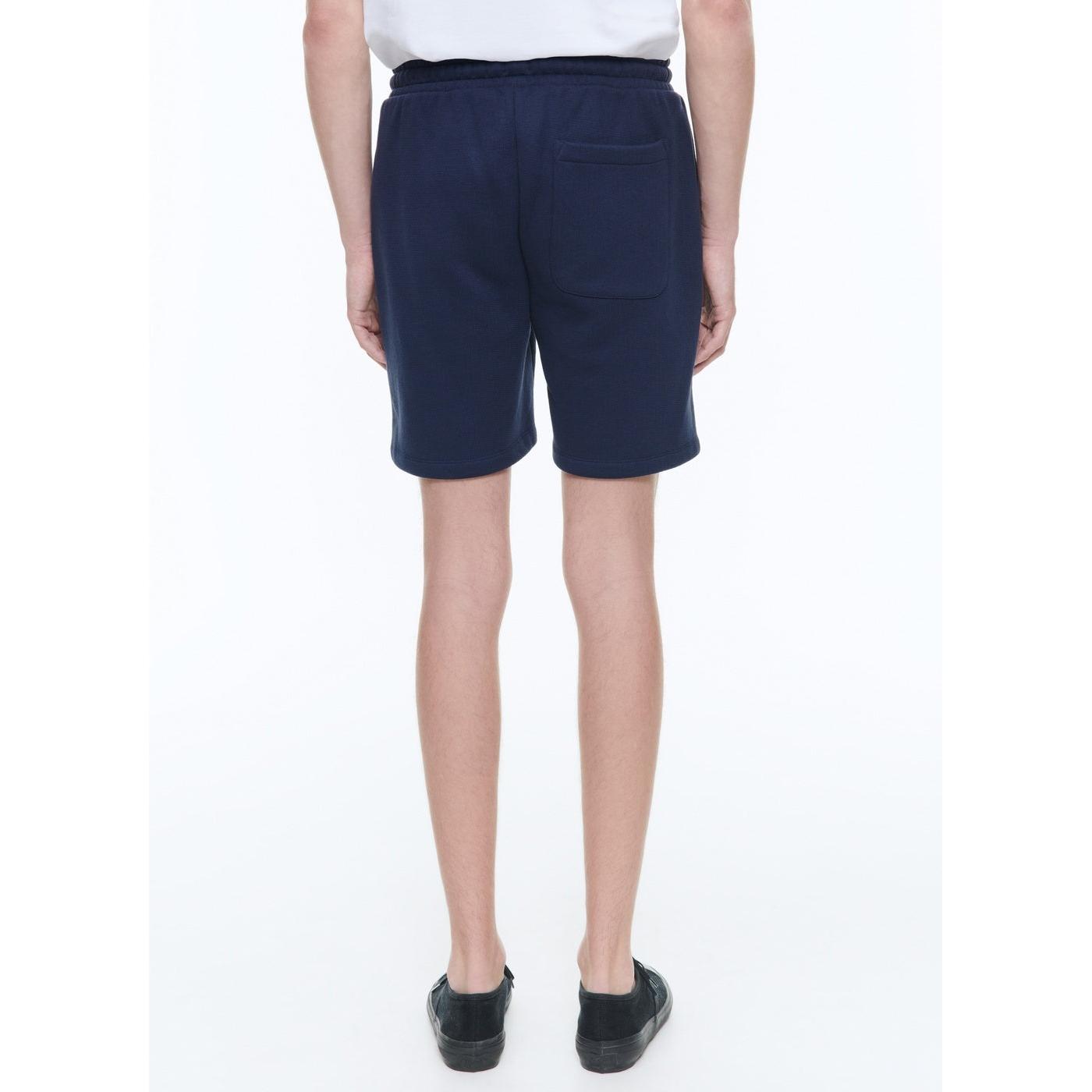 Fursac - Short En Jersey De Coton - Bleu