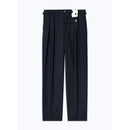 Pantalón plisado de lana certificada - Azul