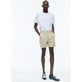 Fursac - Bermuda En Toile De Coton - Beige