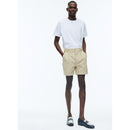Fursac - Bermudas de lona de algodón - Beige