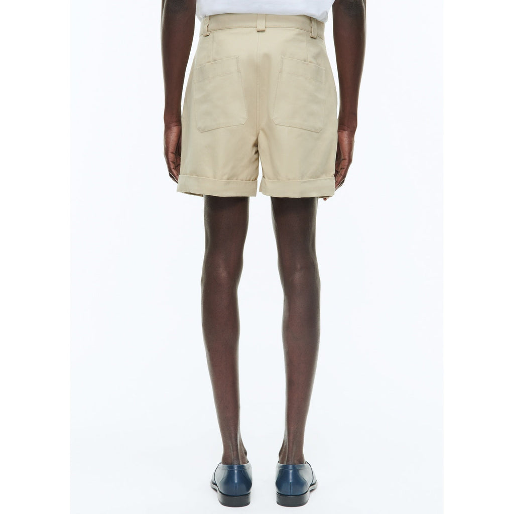 Fursac - Bermuda En Toile De Coton - Beige