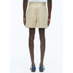 Fursac - Bermuda En Toile De Coton - Beige