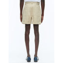 Fursac - Bermudas de lona de algodón - Beige