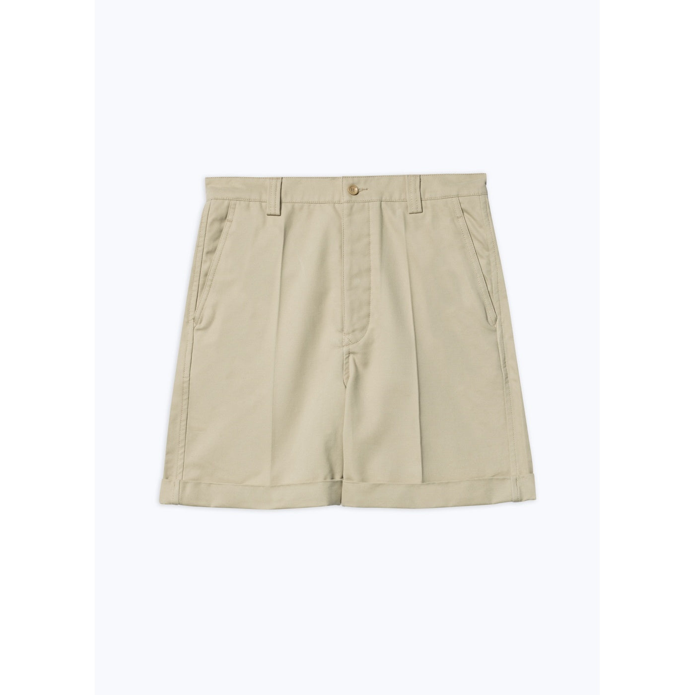 Fursac - Bermuda En Toile De Coton - Beige