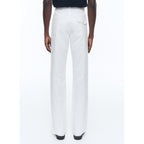 Pantalones con bolsillo de parche - Blanco