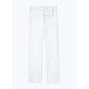 Pantalon Poches Plaquées - Blanc