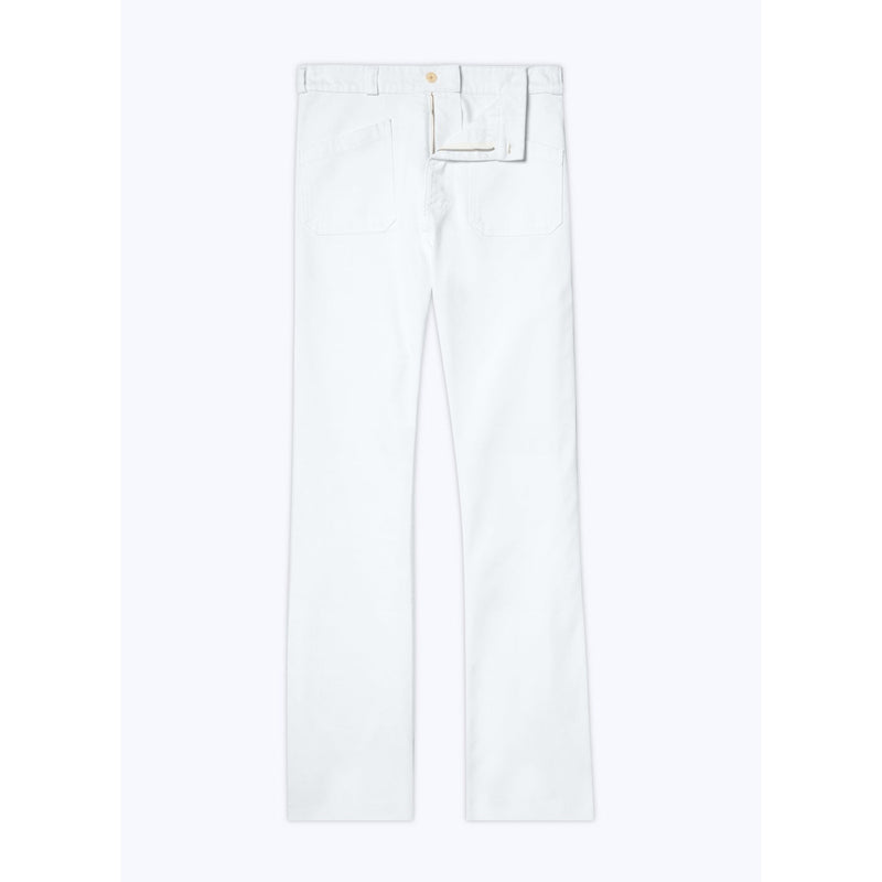 Pantalon Poches Plaquées - Blanc