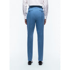 Schmal Geschnittene Chino Aus Bio-Baumwolle - Blau